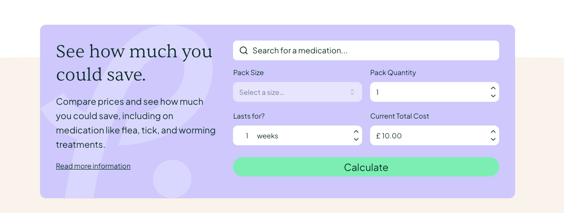 See how much you could save on pet medication - Petscribers